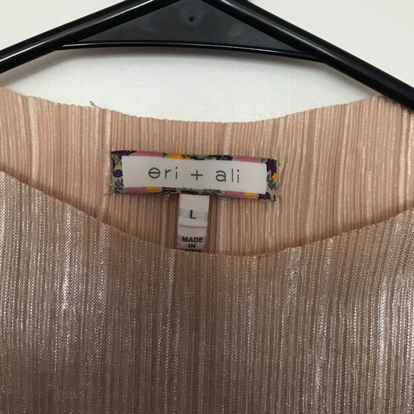 Anthropologie Eri+Ali Sleeveless Gold Top - Picture 5 of 5